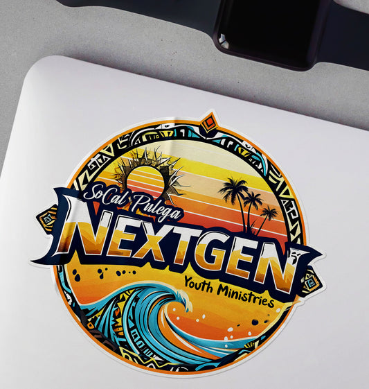 Orange SoCal Pulega NextGen YM 3x3 Sticker